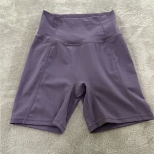 P'tula Lavender Bike Shorts M 6inch